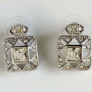 Premier Designs Silver Geometric Earrings